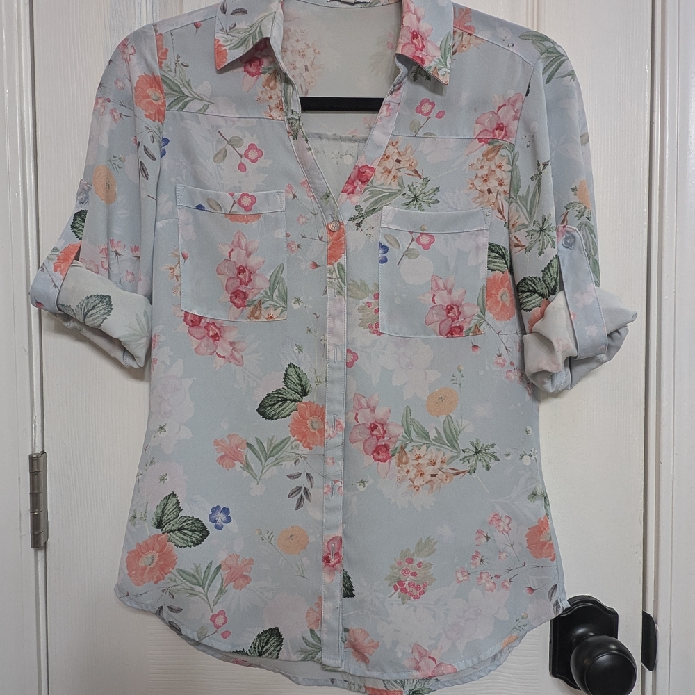 Floral Print Women's Top